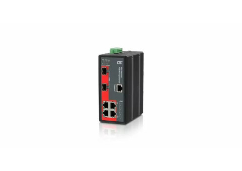 CTC UNION - Industrial Managed FE PoE Switch - IFS-402GSM-4PH24