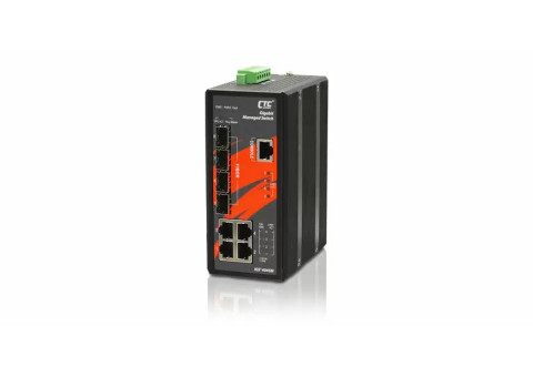 CTC UNION - Industrial Managed GbE Switch - IGS+404SM