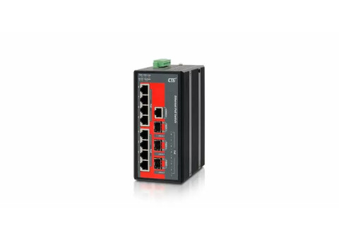 Industrial Managed FE PoE Switch - IFS-803GSM-8PH24 - CTC UNION