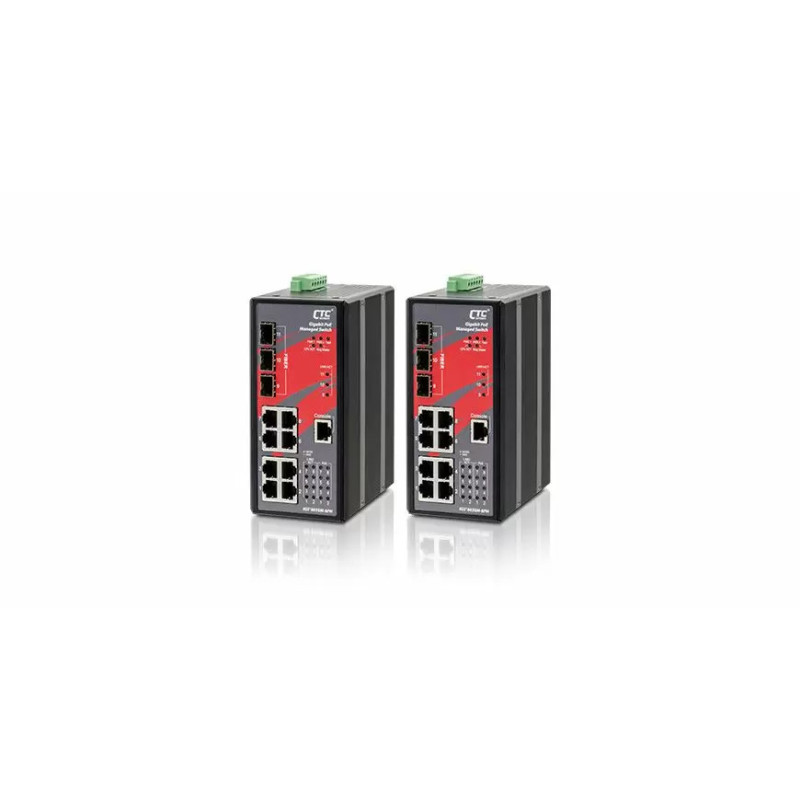 CTC UNION - Industrial Managed GbE PoE Switch - IGS+803SM-8PH, IGS+803SM-8PH24 CTC UNION - Industrial Managed GbE PoE Switch - IGS+803SM-8PH, IGS+803SM-8PH24