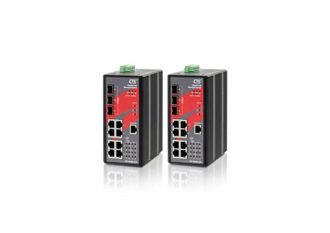 CTC UNION - Industrial Managed GbE PoE Switch - IGS+803SM-8PH, IGS+803SM-8PH24