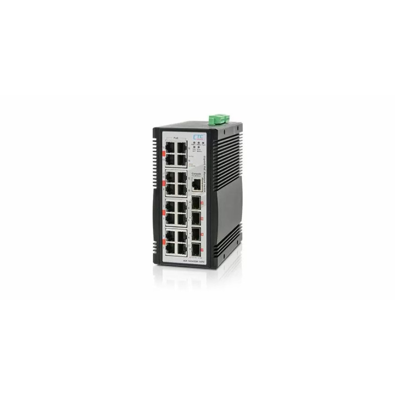 CTC UNION - Industrial Managed 10G PoE Switch - IGS-1604XSM-16PH CTC UNION - Industrial Managed 10G PoE Switch - IGS-1604XSM-16PH