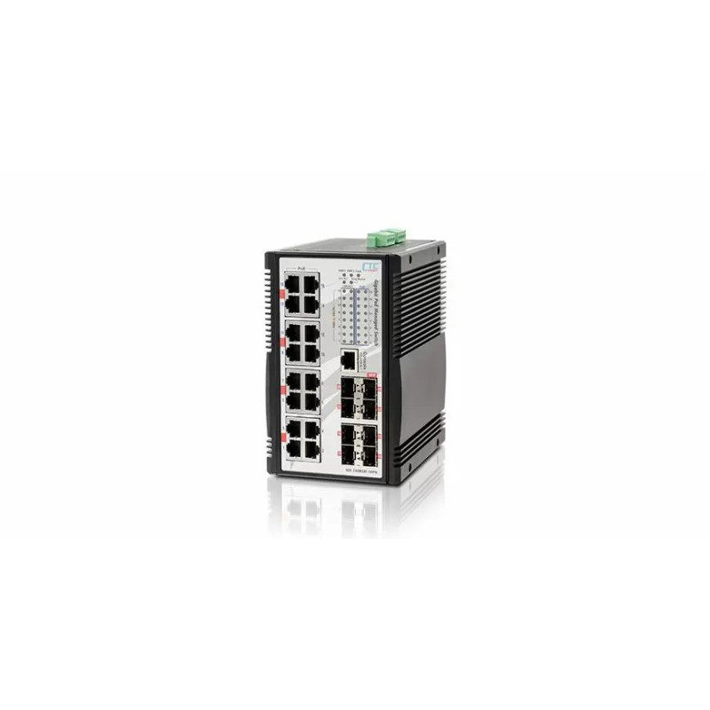 CTC UNION - Industrial Managed GbE PoE Switch - IGS-1608SM-16PH CTC UNION - Industrial Managed GbE PoE Switch - IGS-1608SM-16PH