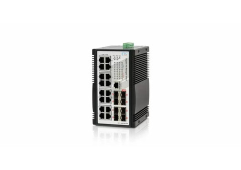 Industrial Managed GbE PoE Switch  - IGS-1608SM-8PH - CTC UNION