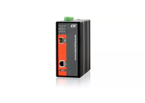Industrial Managed PoE Media Converter - IMC-1000MS-PH12 - it