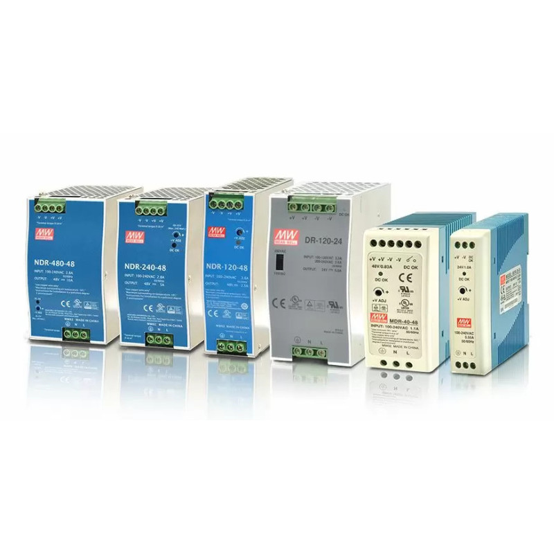 Industrial Power Supplies - NDR-480-48, NDR-240-48, NDR-120-24... - it Industrial Power Supplies - NDR-480-48, NDR-240-48, NDR-120-24... - it