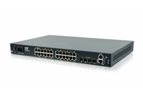 CTC UNION - L2+ Managed PoE Switch with 24 ports PoE+(450W) - GSW-4424MP