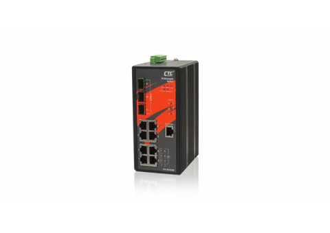 CTC UNION - Industrial Managed Fast Ethernet Switch - IFS+803GSM