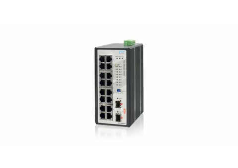 CTC UNION - Industrial Fast Ethernet Switch - IFS-1602GS