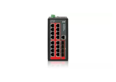 CTC UNION - Industrial Managed Fast Ethernet Switch - IFS-1604GSM