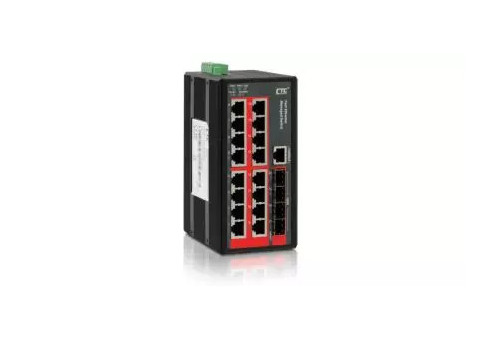 CTC UNION - Industrial Managed Fast Ethernet Switch - IFS-1604GSM
