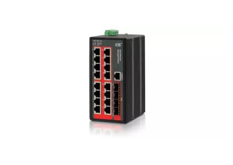 CTC UNION - Industrial Managed Fast Ethernet Switch - IFS-1604GSM